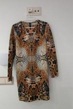 Jaune Rouge Jurk - Maat M - Barok/Luipaard Print, Kleding | Dames, Maat 38/40 (M), Bruin, Ophalen of Verzenden, Zo goed als nieuw