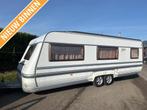 LMC 650 LORD 2004 RONDZIT FRANS BED VOORTENT 10950,, Caravans en Kamperen, Schokbreker, Rondzit, Bedrijf, Tot en met 5