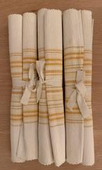 6 placemat’s, Ophalen of Verzenden, Nieuw, Geel, Placemat