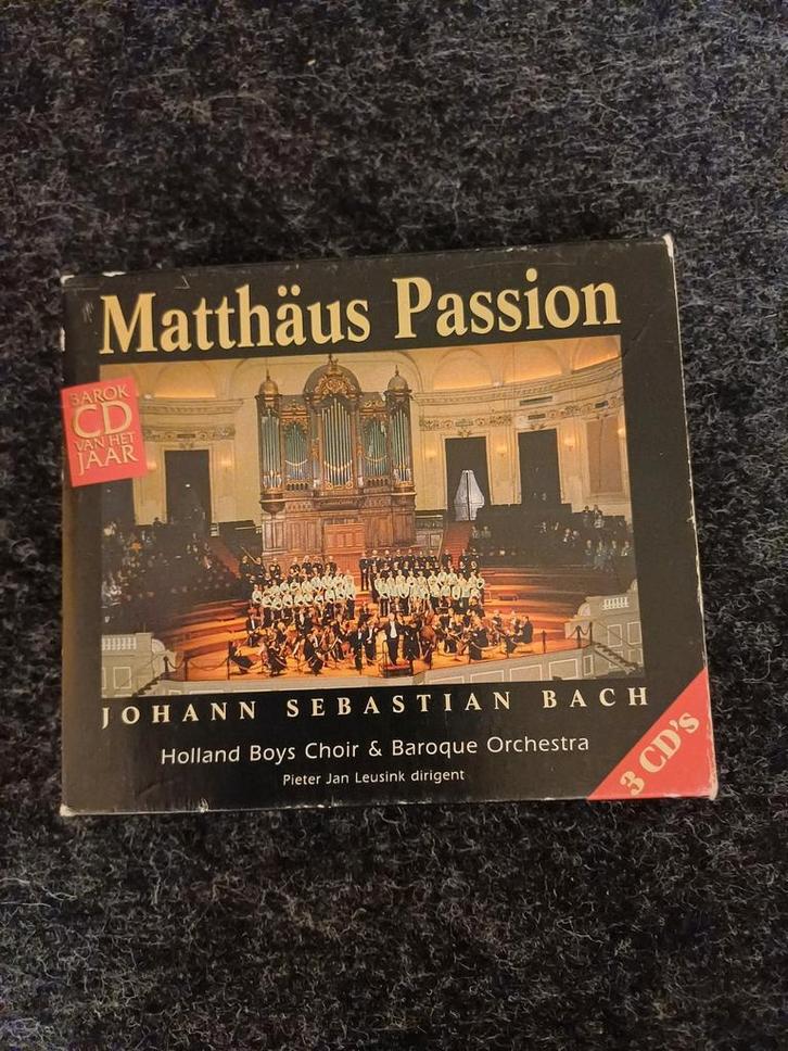 Bach - Matthäus Passion - Holland Boys Choir - 3CD, Cd's en Dvd's, Cd's | Klassiek, Zo goed als nieuw, Vocaal, Barok, Boxset, Ophalen of Verzenden
