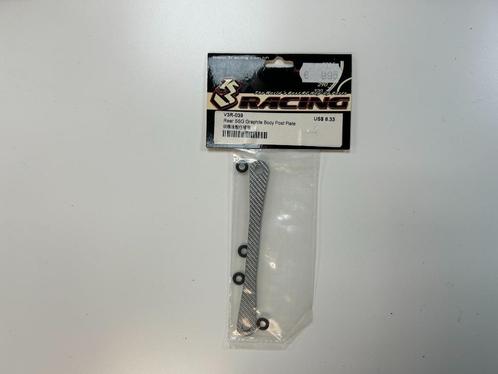 3racing V3R-039 rear SSG graphite body post plate nieuw rc, Hobby en Vrije tijd, Modelbouw | Radiografisch | Auto's, Nieuw, Onderdeel