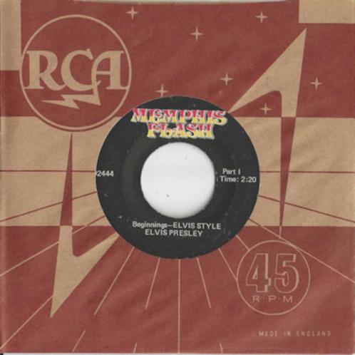 ELVIS PRESLEY  1977   INTERVIEW !! P905, Cd's en Dvd's, Vinyl Singles, Single, 7 inch, Ophalen of Verzenden