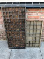 Twee letterbakken waarvan 1 opknapper, Huis en Inrichting, Woonaccessoires | Overige, Ophalen, Gebruikt