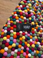 Hay vilt tapijt 140 cm kleurrijk, Rond, Ophalen of Verzenden, Zo goed als nieuw, Kleurrijk