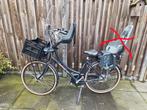 Cortina E-U4 Transport Family Dark Grey Matt, Fietsen en Brommers, Fietsen | Dames | Moederfietsen, Gebruikt, Mandje, 56 cm of meer