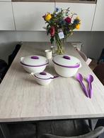 Tupperware - 3 delige thermo duo - schalen set, Huis en Inrichting, Overige materialen, Nieuw, Ophalen of Verzenden, Schaal of Schalen