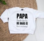 Sweater - Papa denkt dat hij de baas is dat is zo schattig, Kinderen en Baby's, Babykleding | Maat 56, Nieuw, Ophalen of Verzenden