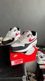 Nike Air Max 1 Chili 2.0 White/University Red - Maat 38.5EU, Verzenden, Nike Air Max1, Rood, Sneakers of Gympen