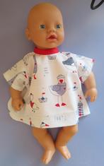 Little Baby pop32c poppenkleertjes poppenkleding wit jurk114, Kinderen en Baby's, Speelgoed | Poppen, Nieuw, Ophalen of Verzenden