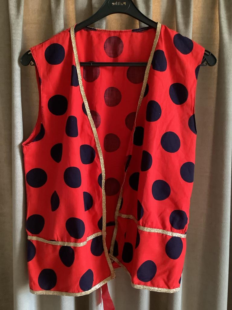 Carnavalshesje Lieveheersbeestje, clown, zigeuner. 8-12 jaar, Ophalen of Verzenden, Zo goed als nieuw, Jongen of Meisje