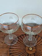Twee La Trappe Trappist Bierglazen - Nieuwstaat, Verzamelen, Ophalen of Verzenden, Zo goed als nieuw, Bierglas