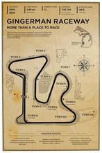 Retro Gingerman Grand Prix Poster / Auto F1 Formule 1, Verzamelen, Posters, Verzenden, Nieuw, Deurposter of groter, Sport