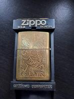 Vintage Zippo Venetian brass, Verzamelen, Ophalen of Verzenden, Gebruikt, Aansteker
