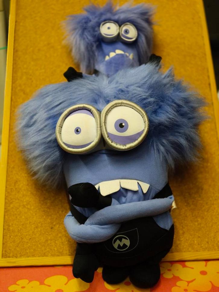 2x Evil Minion uit de film Verschrikkelijke Ikke 2, Kinderen en Baby's, Speelgoed | Knuffels en Pluche, Gebruikt, Overige typen