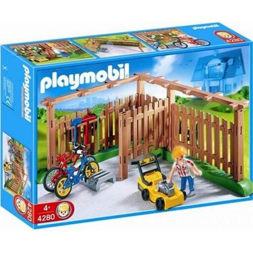 🎁 Playmobil 4280 - Fietsenstalling 🎁, Kinderen en Baby's, Speelgoed | Playmobil, Nieuw, Complete set, Ophalen of Verzenden