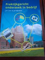 Praktijkgericht onderzoek in bedrijf, Boeken, Zo goed als nieuw, Jan Leen & Jef Mertens, Gamma, HBO