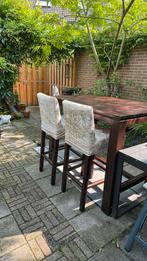 Bartafel met stoelen 4x, Ophalen, Gebruikt