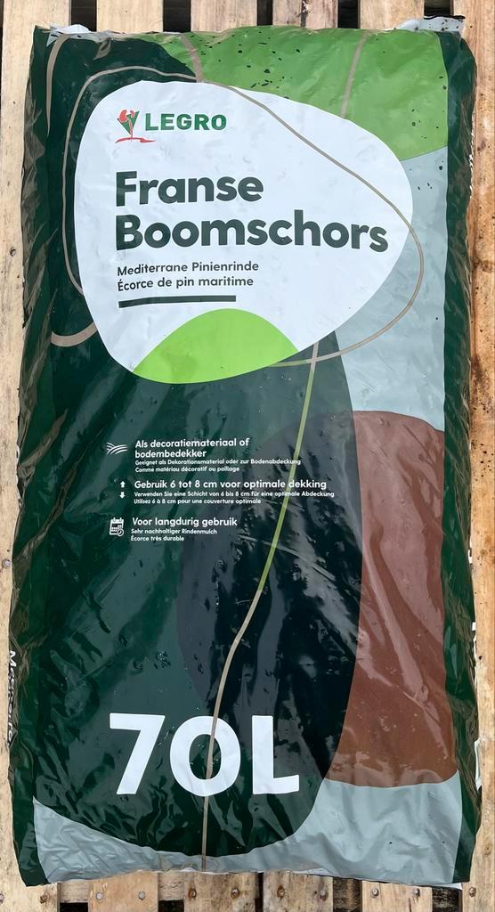 Boomschors - 70L Zak, Tuin en Terras, Aarde en Mest, Boomschors, Ophalen of Verzenden