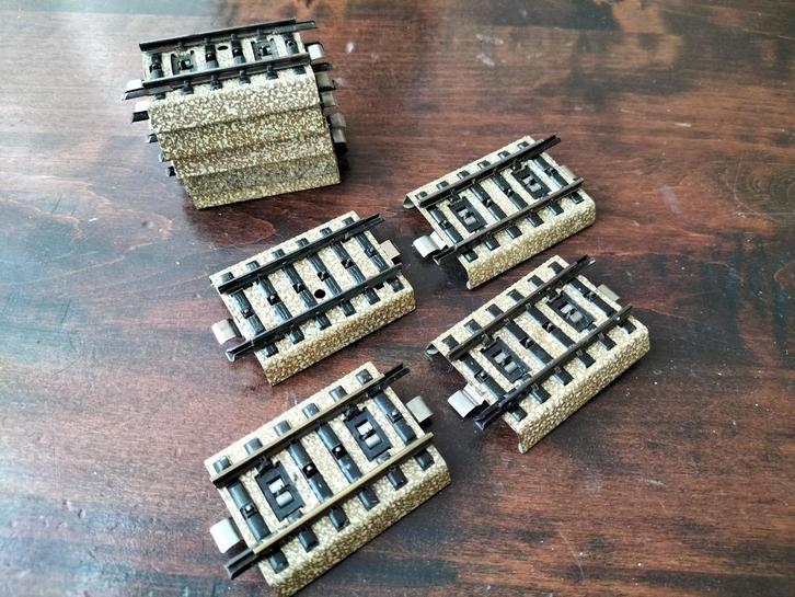 Marklin 5108 1/4 H0 recht M-rail passtukje, Hobby en Vrije tijd, Modeltreinen | H0, Gebruikt, Rails, Wisselstroom, Märklin, Analoog