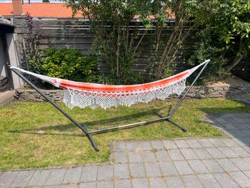 Degelijke 2 persoons hangmat zgan bijna niet gebruikt beschikbaar voor biedingen