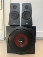 Trust 2.1 speakers, Ophalen of Verzenden, Gebruikt, Audiokanaal 2.1, Trust