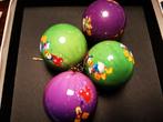 4 Disney kerstballen groen en paars, Diversen, Kerst, Ophalen