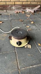 Retro electrisch kookplaatje 50-er jaren, Witgoed en Apparatuur, Kookplaten, Ophalen, 4 kookzones, Zo goed als nieuw, Vrijstaand