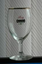 glas Heineken Lady   Verzamelobject    8 euro, Ophalen of Verzenden, Zo goed als nieuw, Glas of Glazen, Heineken
