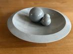 Marmeren schaal met 3 ballen, Ophalen, Overige materialen, Gebruikt, Schaal