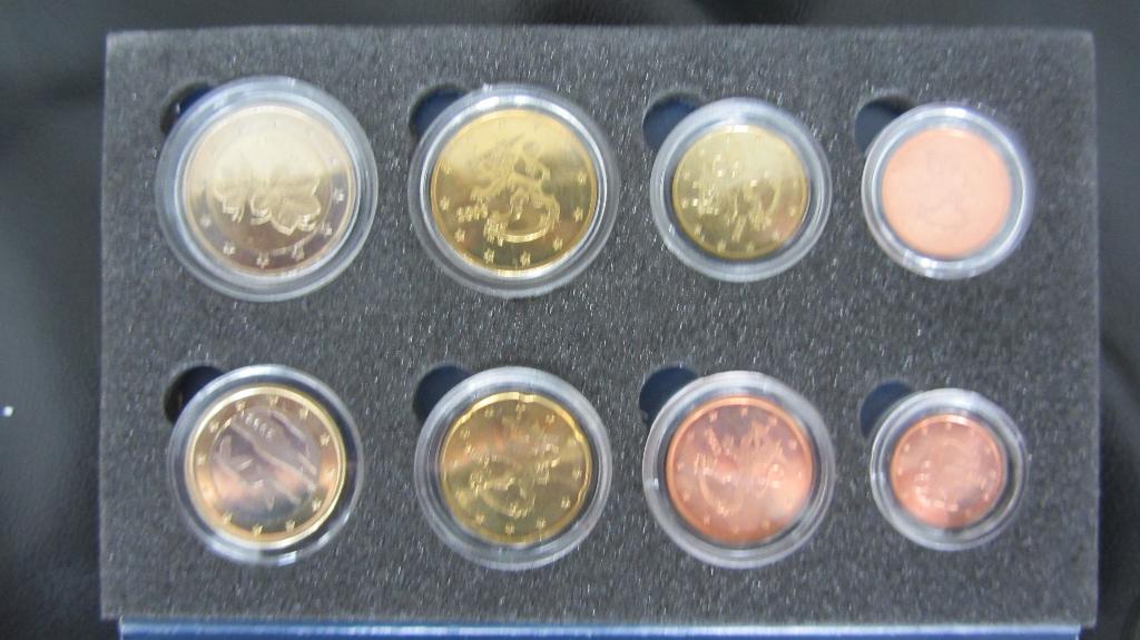 Finse euro munten set FDC met certificaat 2003, Ophalen of Verzenden, Finland, Overige waardes, Setje