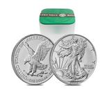 Roll of 20 - 2023 1oz 99.9%Silver American Eagle $1 Coin BU, Postzegels en Munten, Munten | Amerika, Setje, Zilver, Ophalen of Verzenden