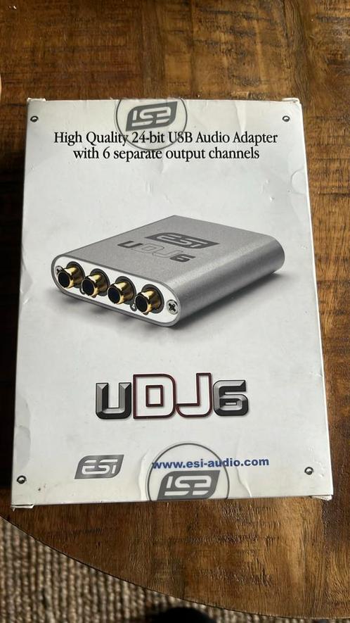 ESI UDJ6 USB audio adapter, Computers en Software, Geluidskaarten, Gebruikt, Verzenden