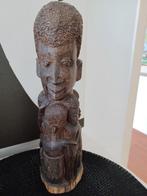 Afrikaans houtsnijwerk beeld jaren 60, Antiek en Kunst, Kunst | Beelden en Houtsnijwerken, Ophalen of Verzenden
