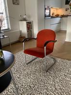 Gispen fauteuil 414, Huis en Inrichting, Fauteuils, Minder dan 75 cm, Design, Metaal, Zo goed als nieuw