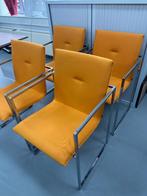 Arco Frame -  eetkamerstoelen/vergaderstoel - oranje, Huis en Inrichting, Vijf, Zes of meer stoelen, Ophalen of Verzenden, Metaal