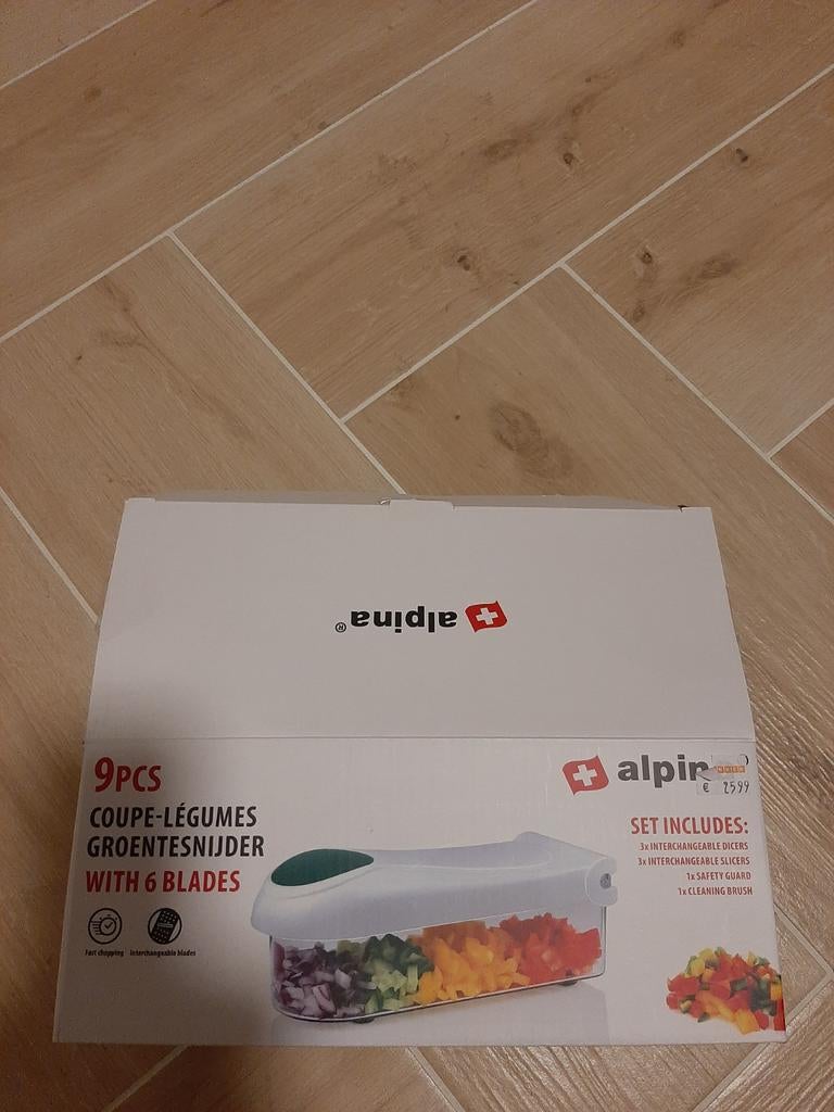 Groentesnijder, Ophalen, Nieuw