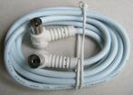 COAX kabel Female - Male recht of haaks, Ophalen of Verzenden, Zo goed als nieuw, Minder dan 2 meter, Coaxiale kabel