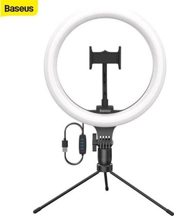 Baseus Ringlamp 10 inch - Ideaal voor make-up, Tiktok & Vlog beschikbaar voor biedingen