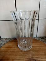 Vintage glazen vaas van zwaar glas., Ophalen of Verzenden