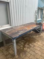 Zware degelijke werkbank, Ophalen, Gebruikt, 170 cm of meer, Bankschroef