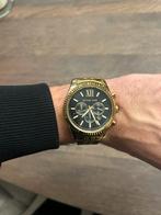 Michael Kors Horloge - Gouden heren horloge, Overige merken, Staal, Polshorloge, Ophalen of Verzenden