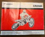 Honda cr250 instructieboek ., Motoren, Handleidingen en Instructieboekjes, Honda