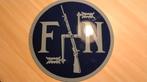 FN Emaille plaat groot, Ophalen of Verzenden, Nederland