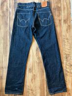 Vintage EDWIN 505ZXX Buckle-back W33 x L34 90s, Blauw, EDWIN, Ophalen of Verzenden, Zo goed als nieuw
