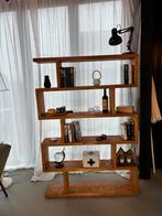 Asymmetrische houten kast - eikenkleur - 120x175cm, Ophalen, Met plank(en), 100 tot 150 cm, Nieuw