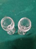 borrelglaasjes rond op voet, Verzamelen, Glas en Borrelglaasjes, Ophalen of Verzenden, 'T Olde Gre-j, Info@toldegrej.nl, Endepoelstraat 20f Didam