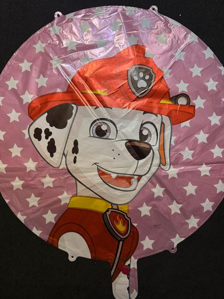 Paw Patrol folie ballon rond 45cm, Hobby en Vrije tijd, Feestartikelen, Nieuw, Versiering, Verjaardag, Verzenden