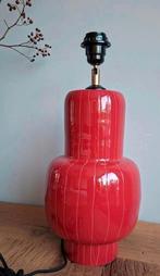 Lamp retro design keramiek fuchsia Tafellamp rood H45, Ophalen, Nieuw, Retro Design, Minder dan 50 cm