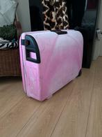 Roze Carlton Koffer - Groot Formaat, Ophalen, Gebruikt, Hard kunststof, Slot