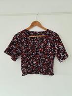Crop Top Seven Sisters maat XS dames - zwart / meerkleurig, Zwart, Zo goed als nieuw, Korte mouw, Maat 34 (XS) of kleiner